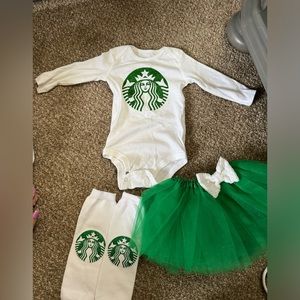 Starbucks babygirl costume/outfit